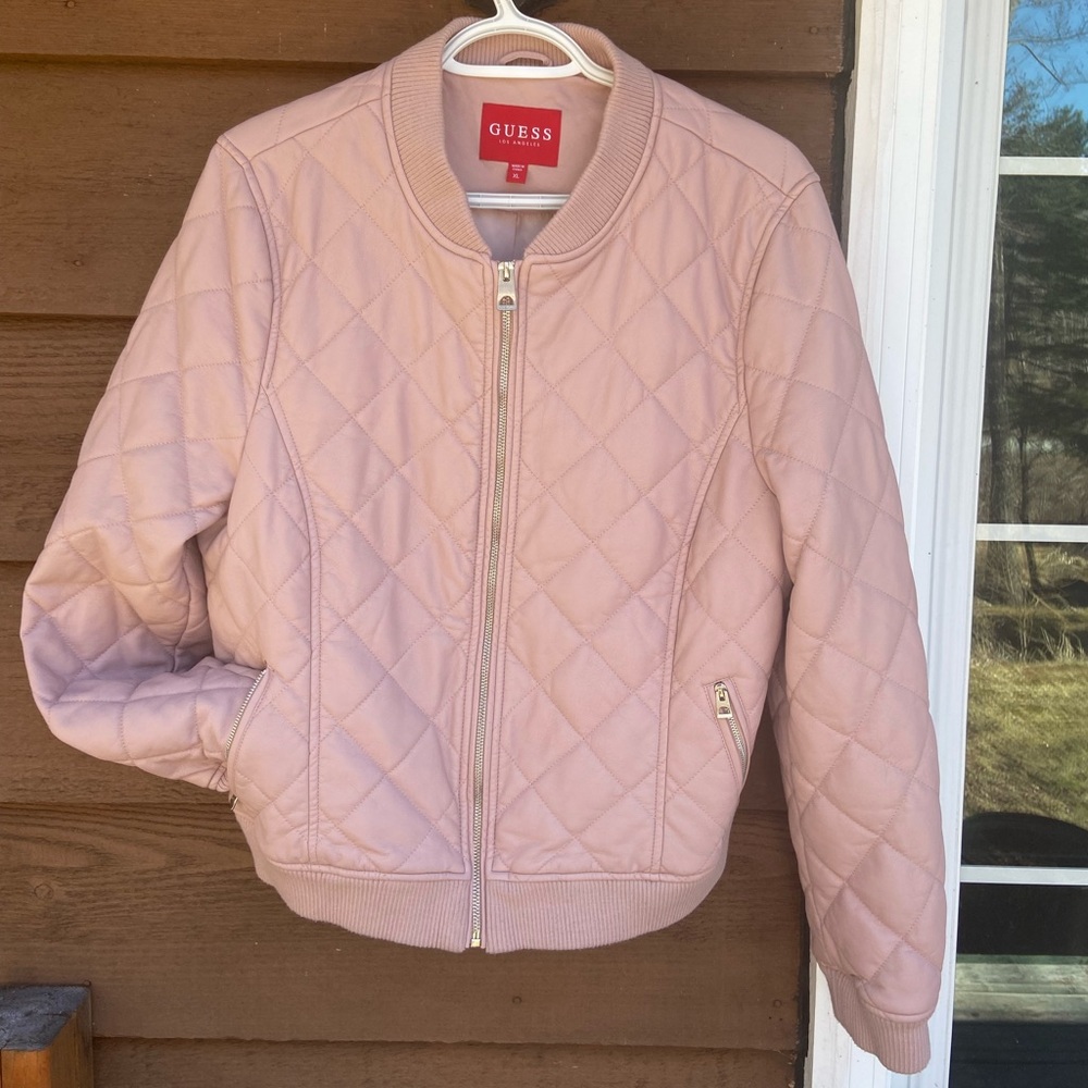 Guess vegan leather jacket
